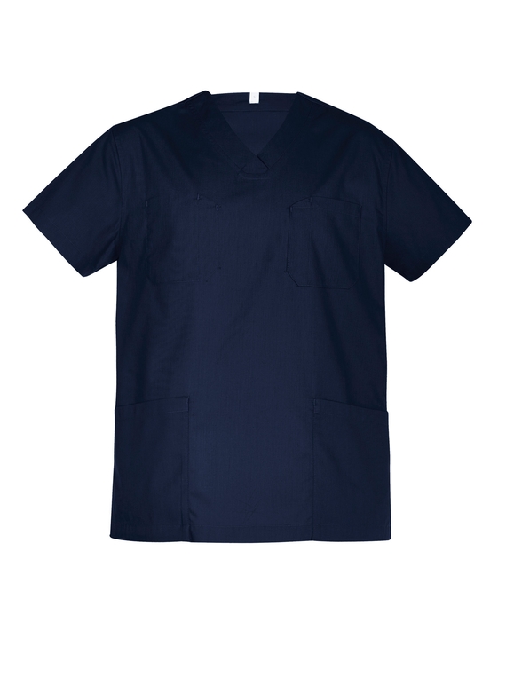 Hartwell Reversible Scrub Top - Unisex - Midnight Navy