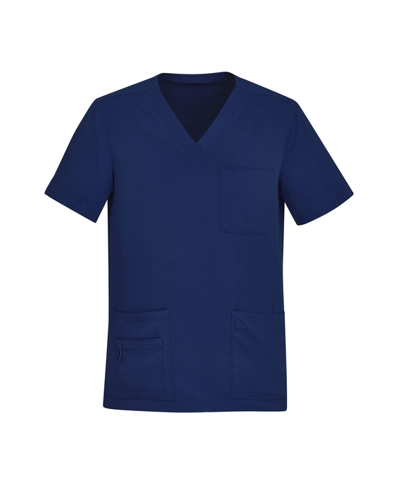Avery V-Neck Scrub Top - Men - Navy