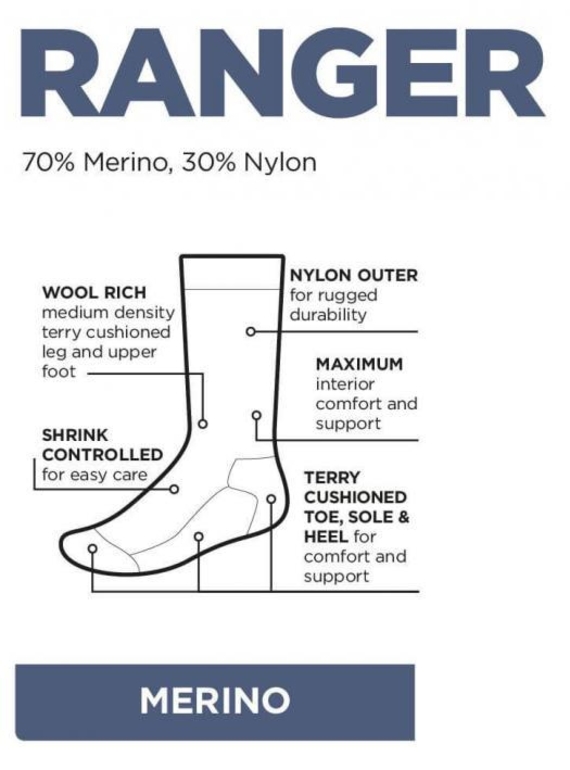 Ranger Boot Sock (3 pack)