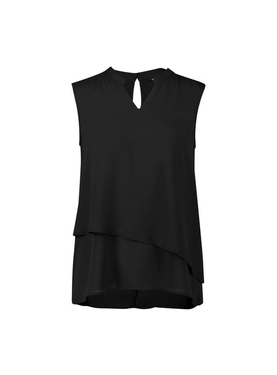 Seville Sleeveless Layered Blouse - Women