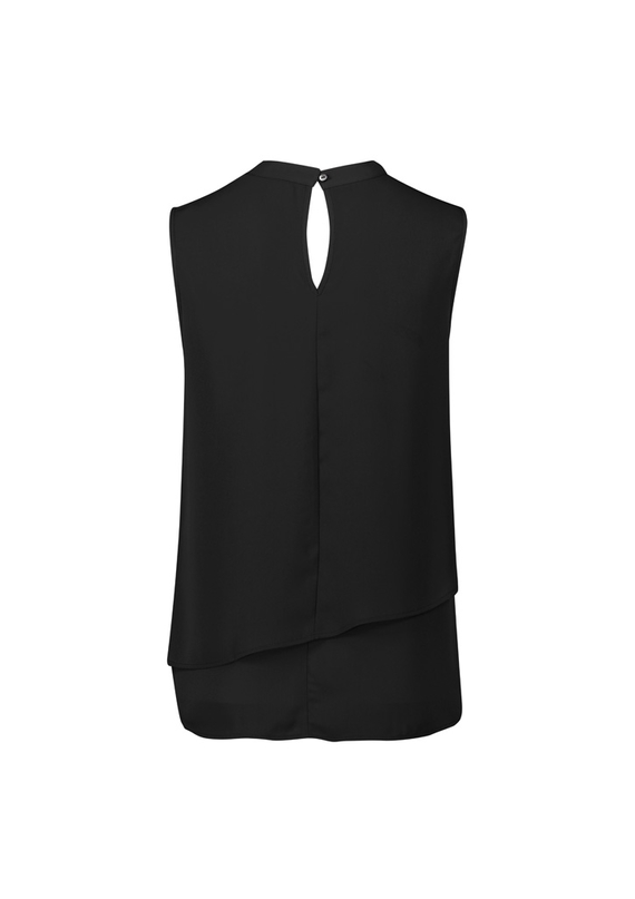 Seville Sleeveless Layered Blouse - Women