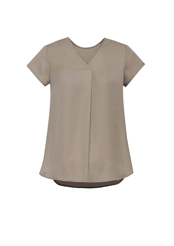 Kayla V-Neck Pleat Blouse - Women - Moose