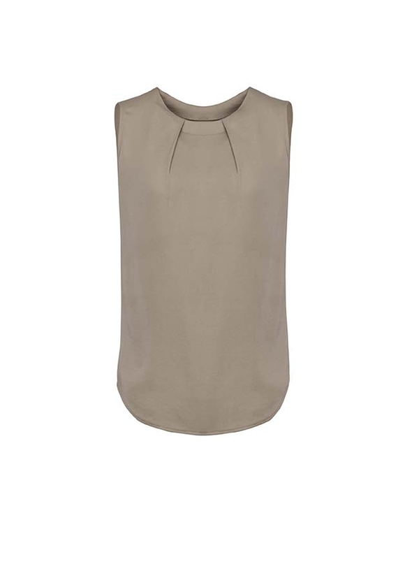 Estelle Sleeveless Pleat Detail Blouse - Women - Moose
