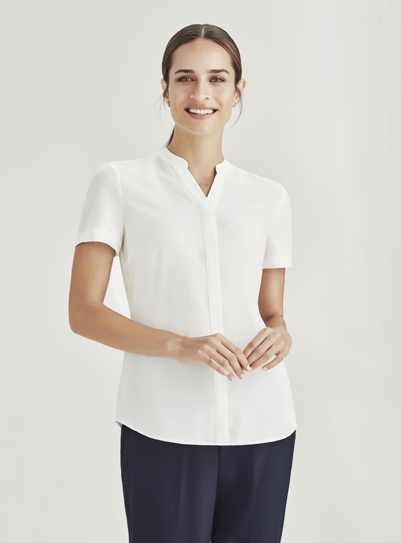 Juliette Easy Care Short Sleeve Blouse - Women