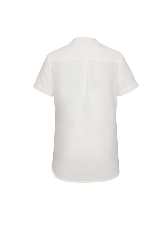 Juliette Easy Care Short Sleeve Blouse - Women - Back View