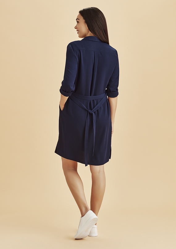 Chloe Georgette Shirt Dress - Women