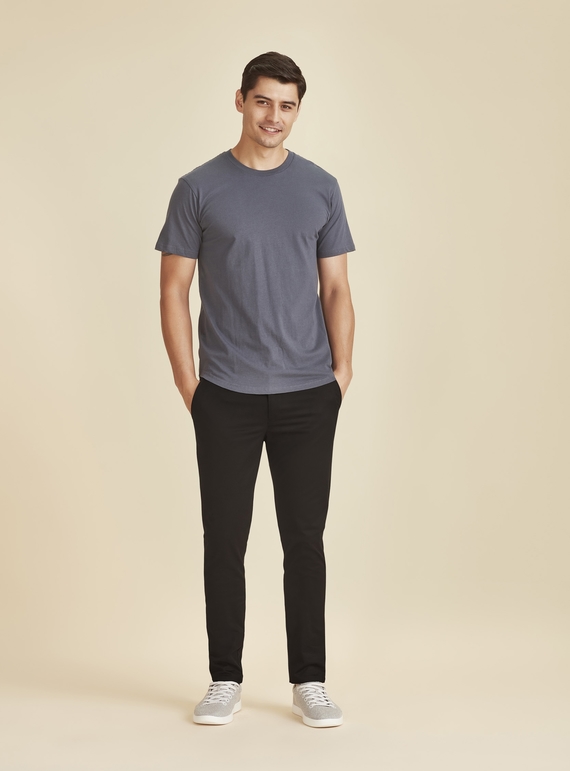 Traveller Tapered Stretch Chino Pant - Men - Black