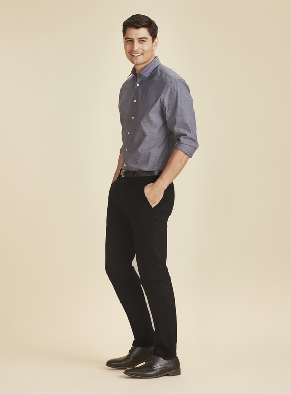 Traveller Modern Stretch Chino Pant - Men - Black