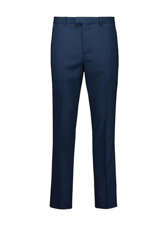 Renew Slim Fit Flat Front Pant - Men - Navy Dusk