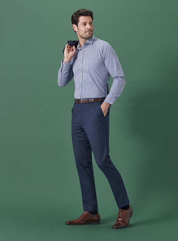 Renew Slim Fit Flat Front Pant - Men