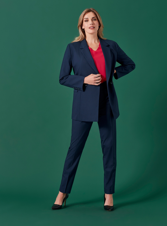 Renew Double Breasted Longline Jacket - Women