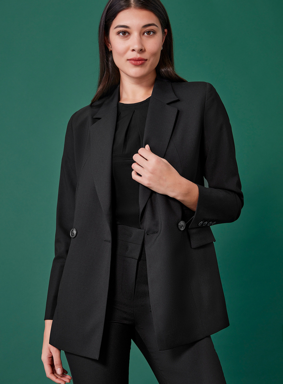 Renew Double Breasted Longline Jacket - Women