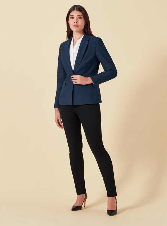 Renew Single Button Mid Length Jacket - Women