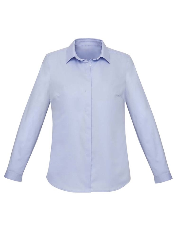 Charlie Long Sleeve Shirt - Women - Blue Chambray