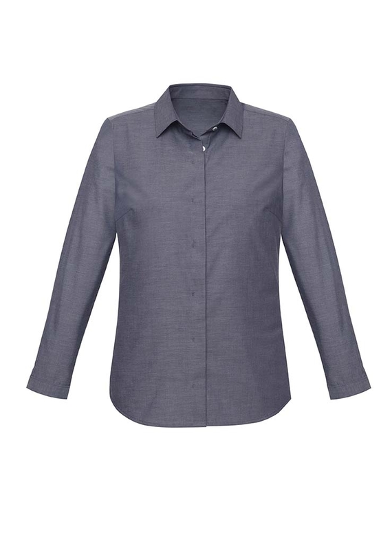 Charlie Long Sleeve Shirt - Women - Navy Chambray
