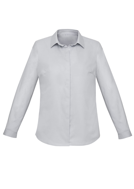 Charlie Long Sleeve Shirt - Women - Silver Chambray