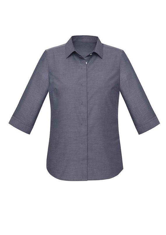 Charlie 3/4 Sleeve Shirt - Women - Navy Chambray