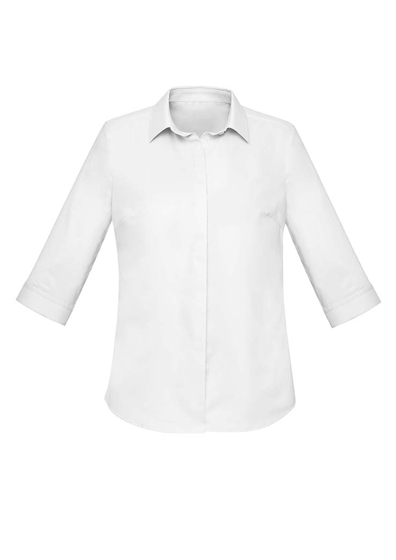 Charlie 3/4 Sleeve Shirt - Women - White