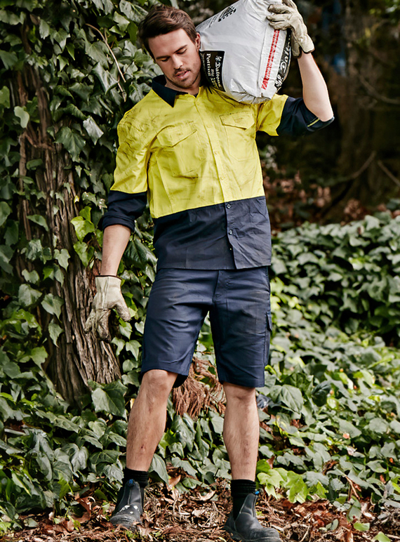 Rugged Cooling Vented Work Shorts - Men