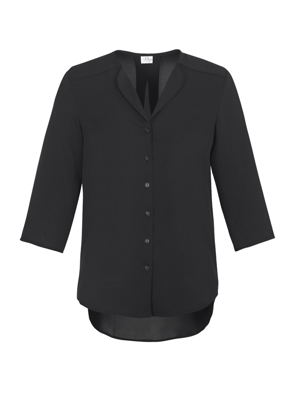 Lily Longline Blouse - Women - Black