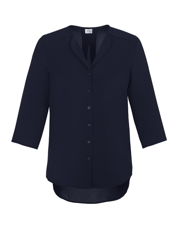 Lily Longline Blouse - Women - Ink
