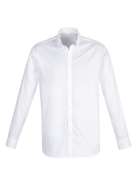 Camden Long Sleeve Shirt - Men - White
