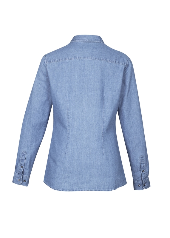 Indie Long Sleeve Shirt - Women - Blue