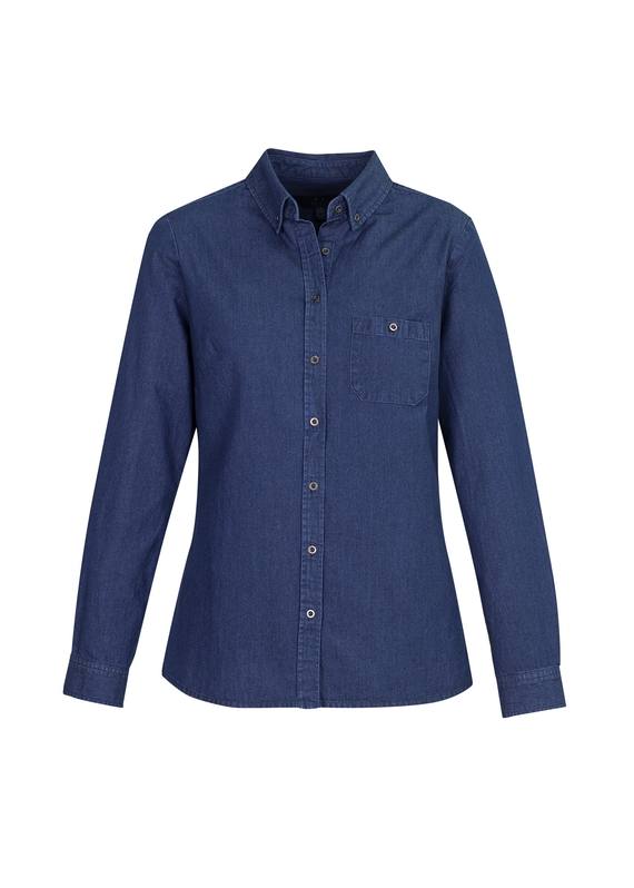 Indie Long Sleeve Shirt - Women - Dark Blue