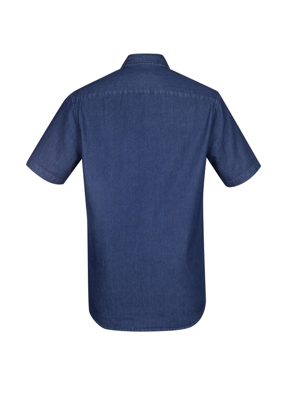 Indie Short Sleeve Shirt - Men - Dark Blue