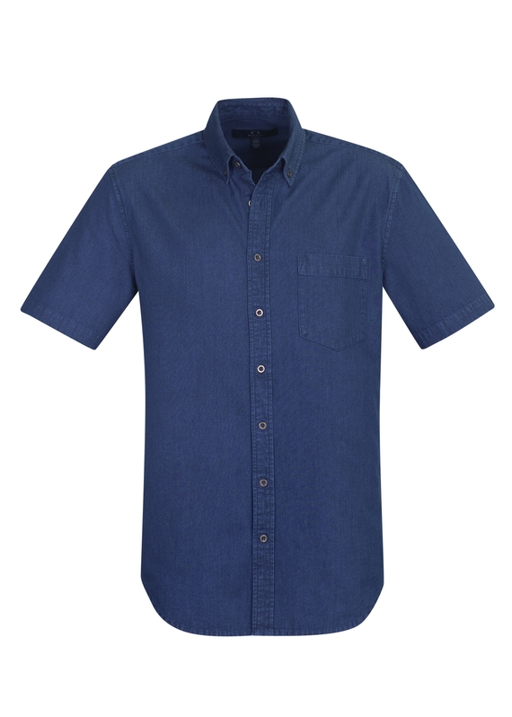 Indie Short Sleeve Shirt - Men - Dark Blue