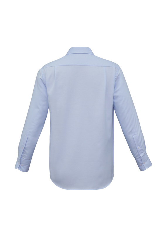 Long Sleeve Cotton Luxe Shirt - Men - Back View