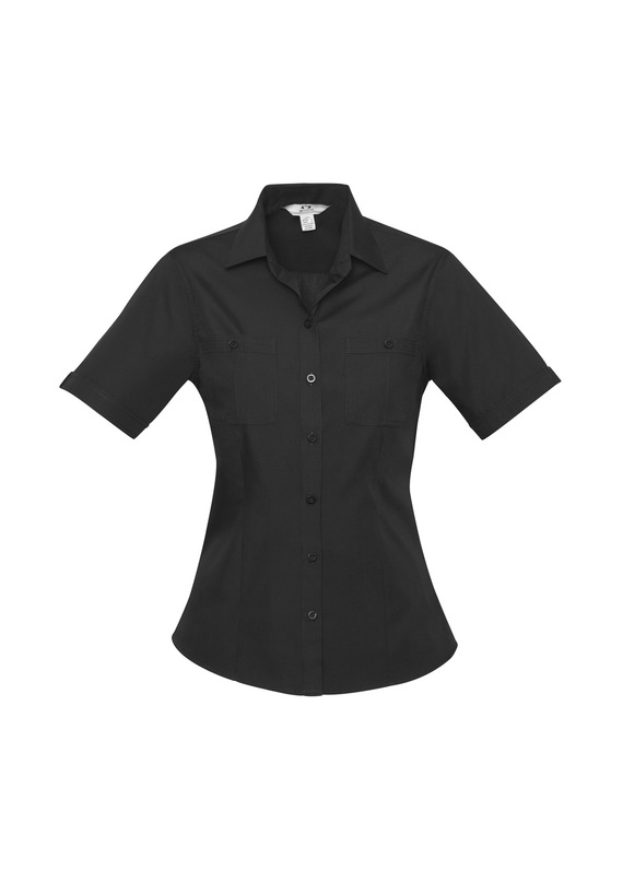 Bondi Short Sleeve Shirt - Women - Black(Plain)