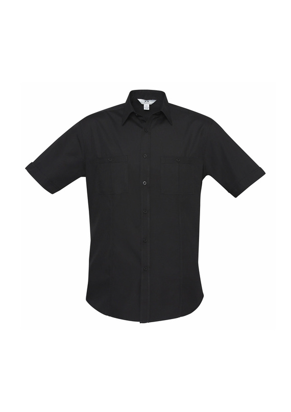Bondi Short Sleeve Shirt - Men - Black(Plain)