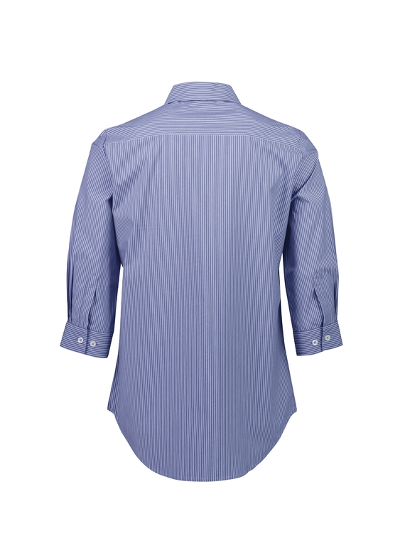 Conran 3/4 Sleeve Semi Fitted Cotton-rich Shirt - Women