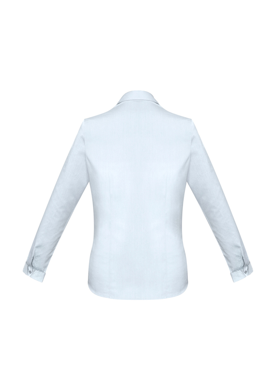 Monaco Cotton Stretch Long Sleeve Shirt - Women - Back View