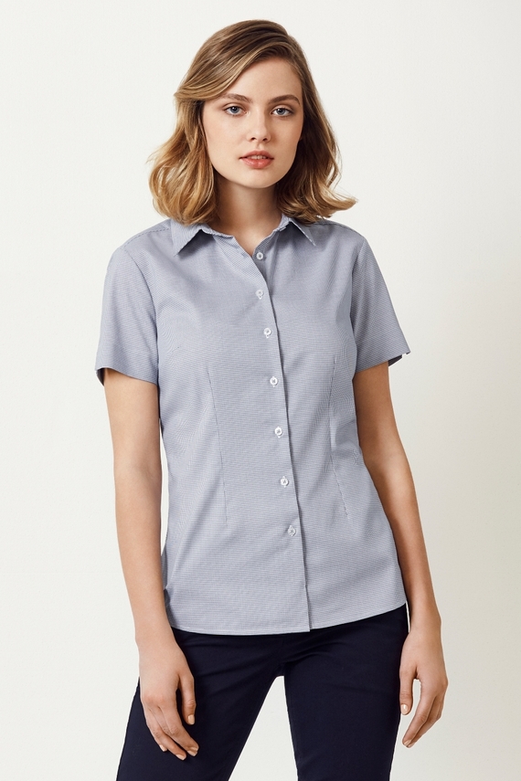 Short Sleeve Cotton-Rich Jagger Shirt - Women