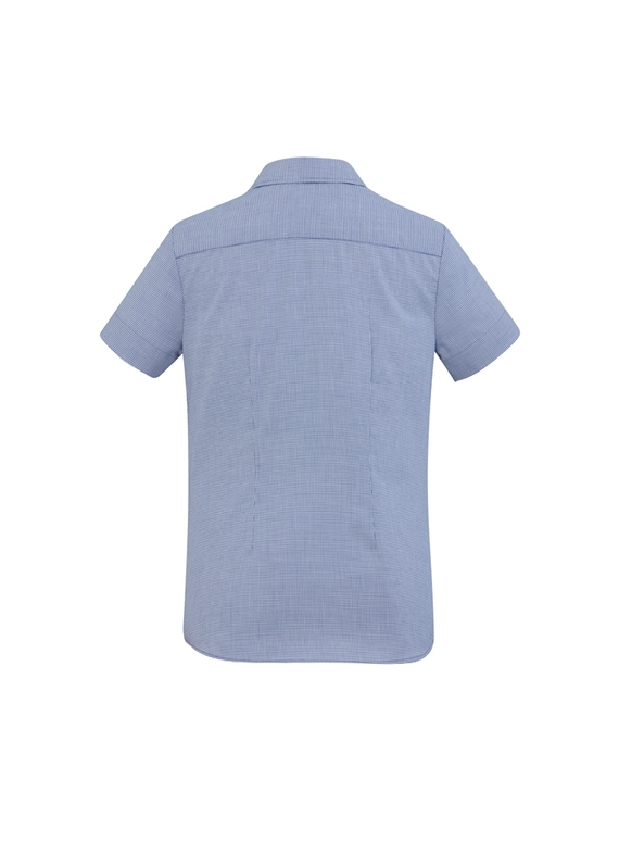 Short Sleeve Cotton-Rich Jagger Shirt - Women - Back View