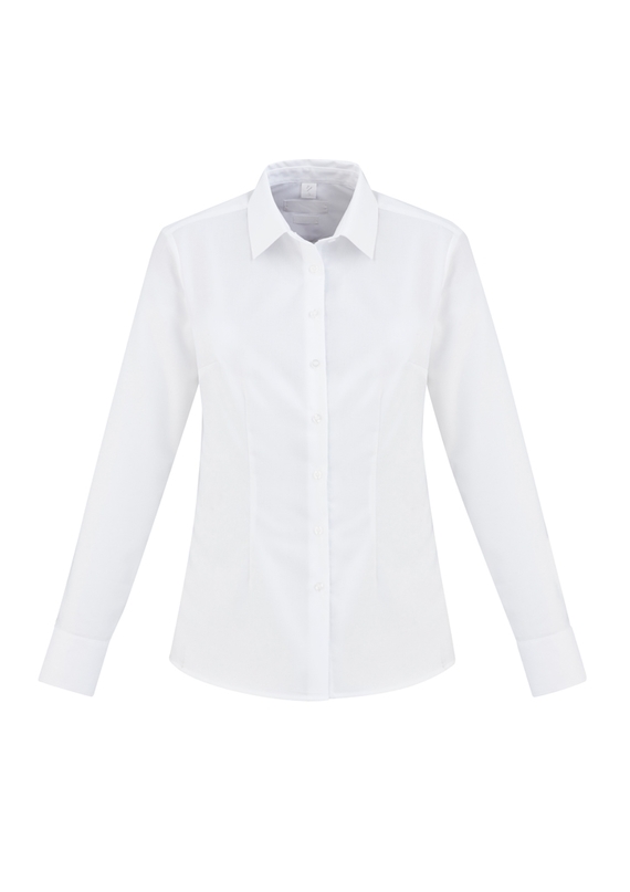 Long Sleeve Regent Shirt 100% Cotton - Women - White