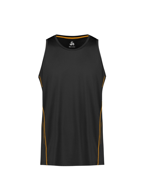 Balance Singlet - Men - Black/Gold