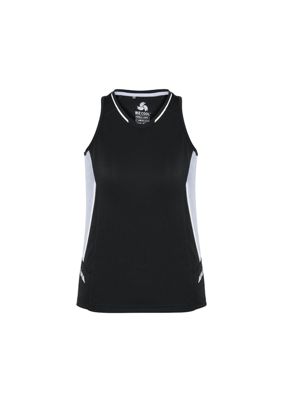 Renegade BIZCOOL Sports Singlet - Women - Black/White