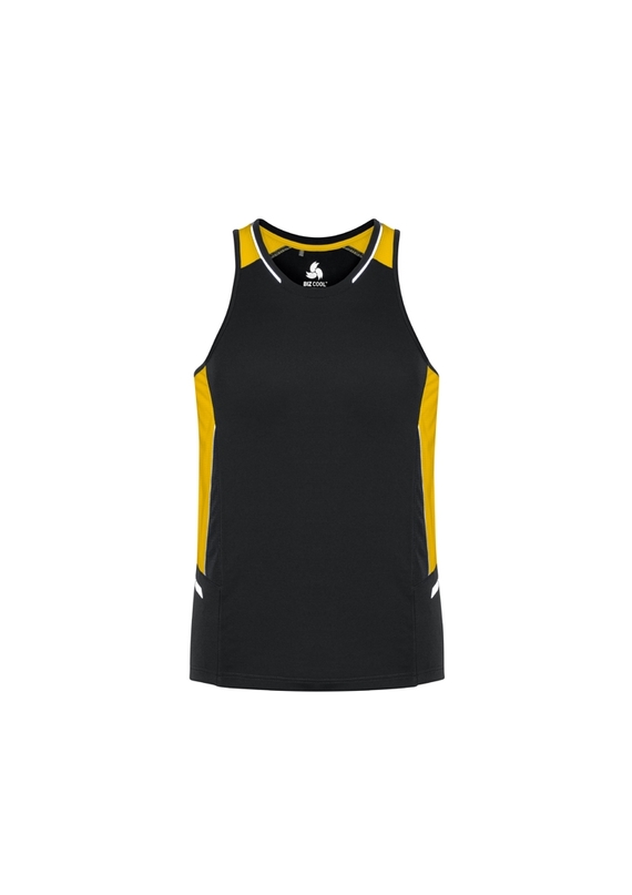 Renegade BIZCOOL Sports Singlet - Men - Black/Gold