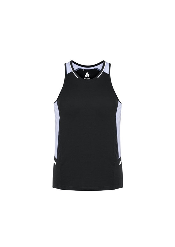 Renegade BIZCOOL Sports Singlet - Men - Black/White