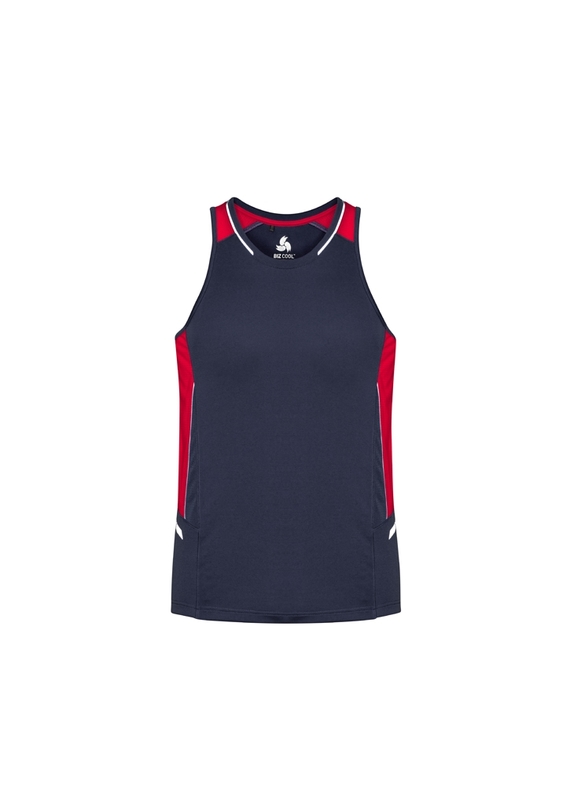 Renegade BIZCOOL Sports Singlet - Men - Navy/Red