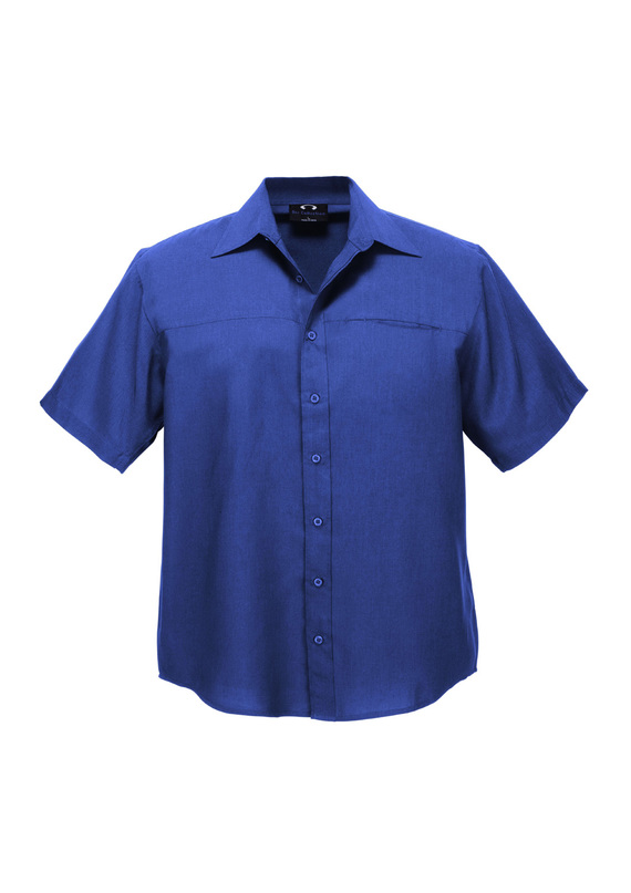 Short Sleeve Oasis Shirt - Men - Electric Blue
