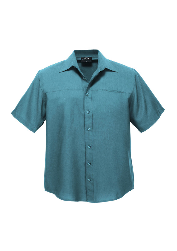Short Sleeve Oasis Shirt - Men - Teal