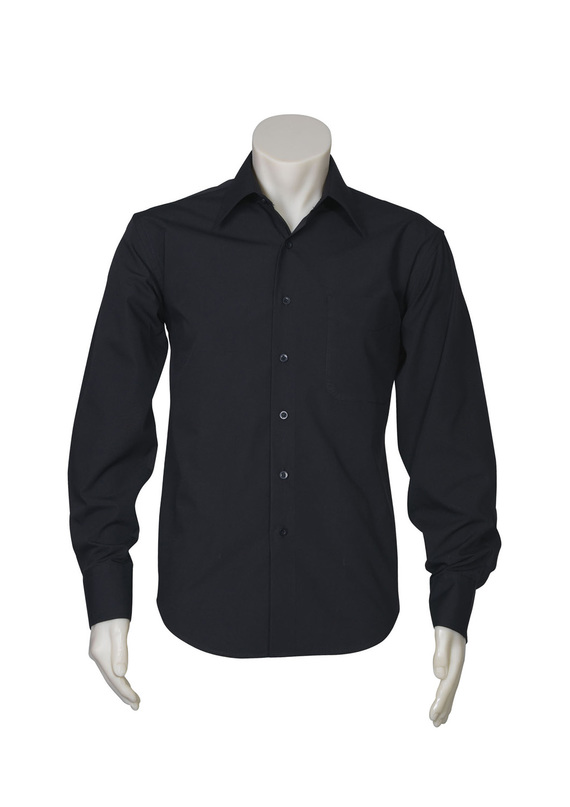 Long Sleeve Metro Shirt - Men - Black