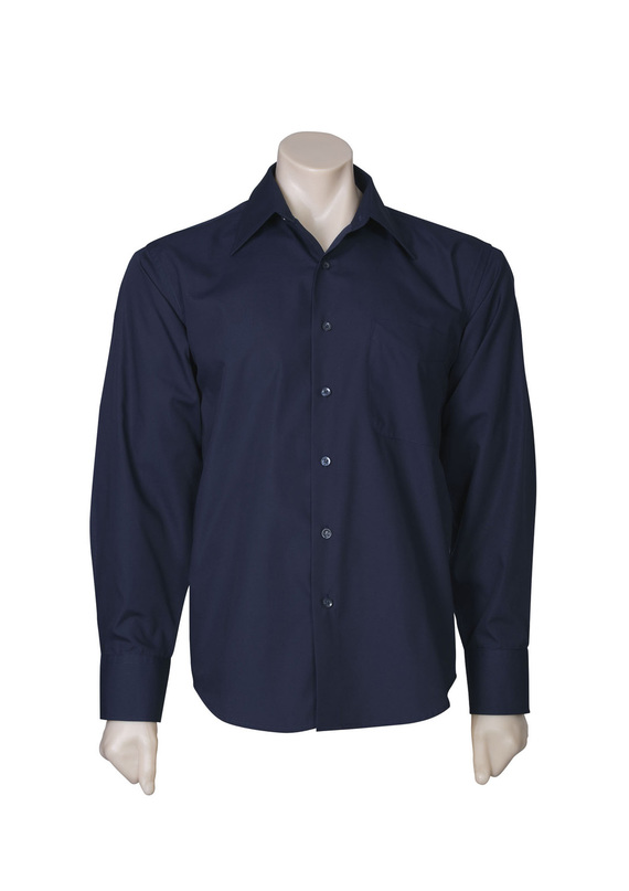 Long Sleeve Metro Shirt - Men - Navy