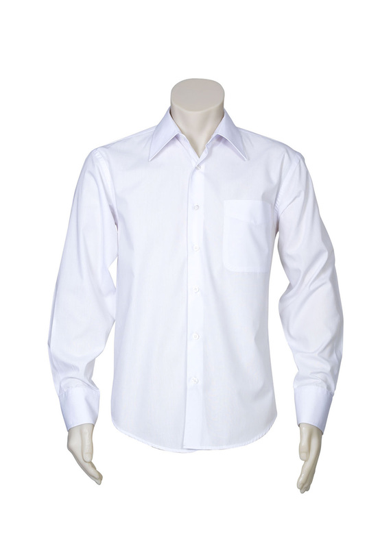 Long Sleeve Metro Shirt - Men - White