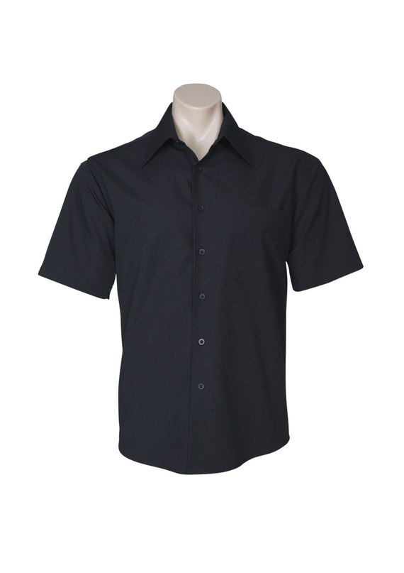 Short Sleeve Metro Shirt - Men - Black