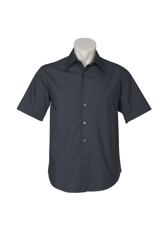 Short Sleeve Metro Shirt - Men - Charcoal
